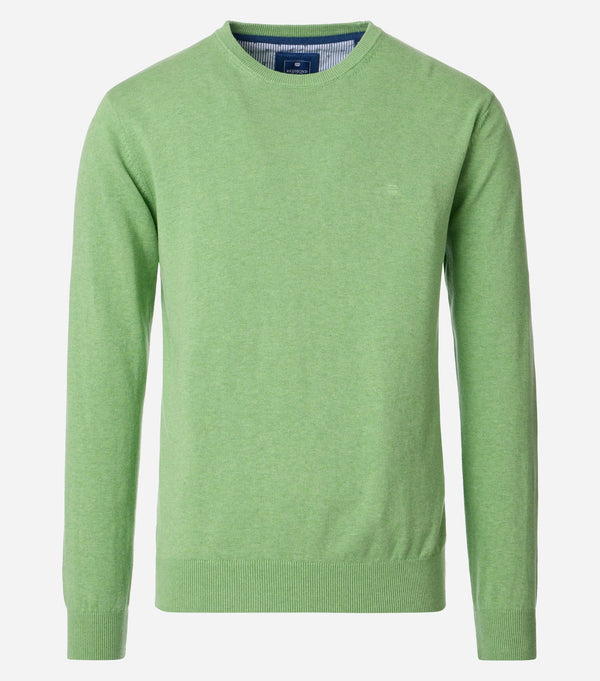 Round Neck Jumper - Green