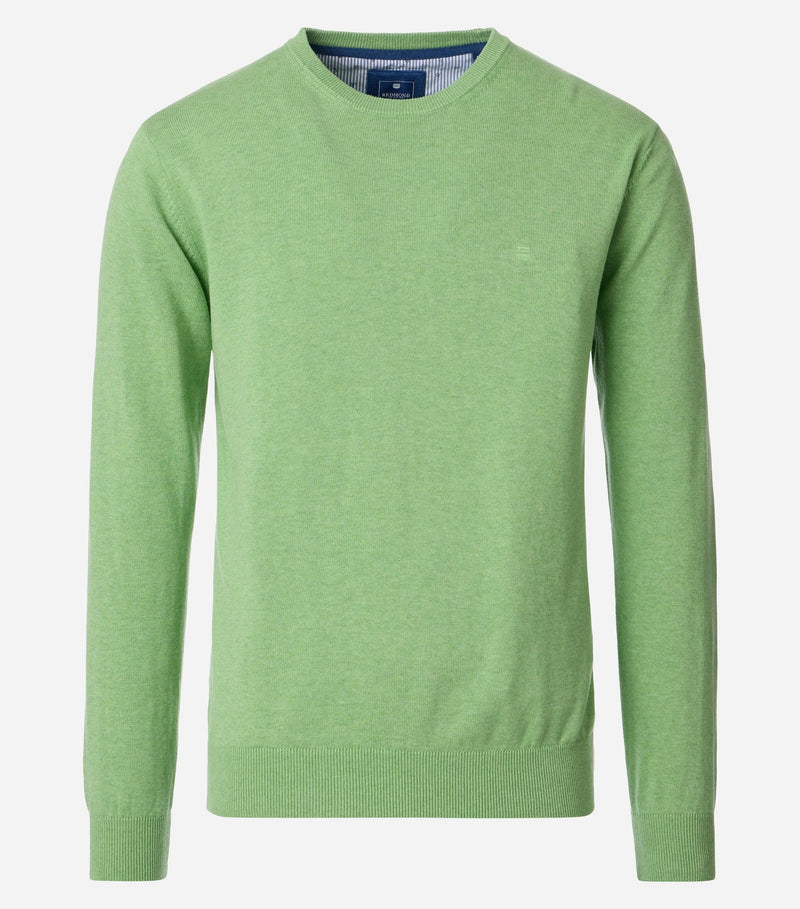 Round Neck Jumper - Green