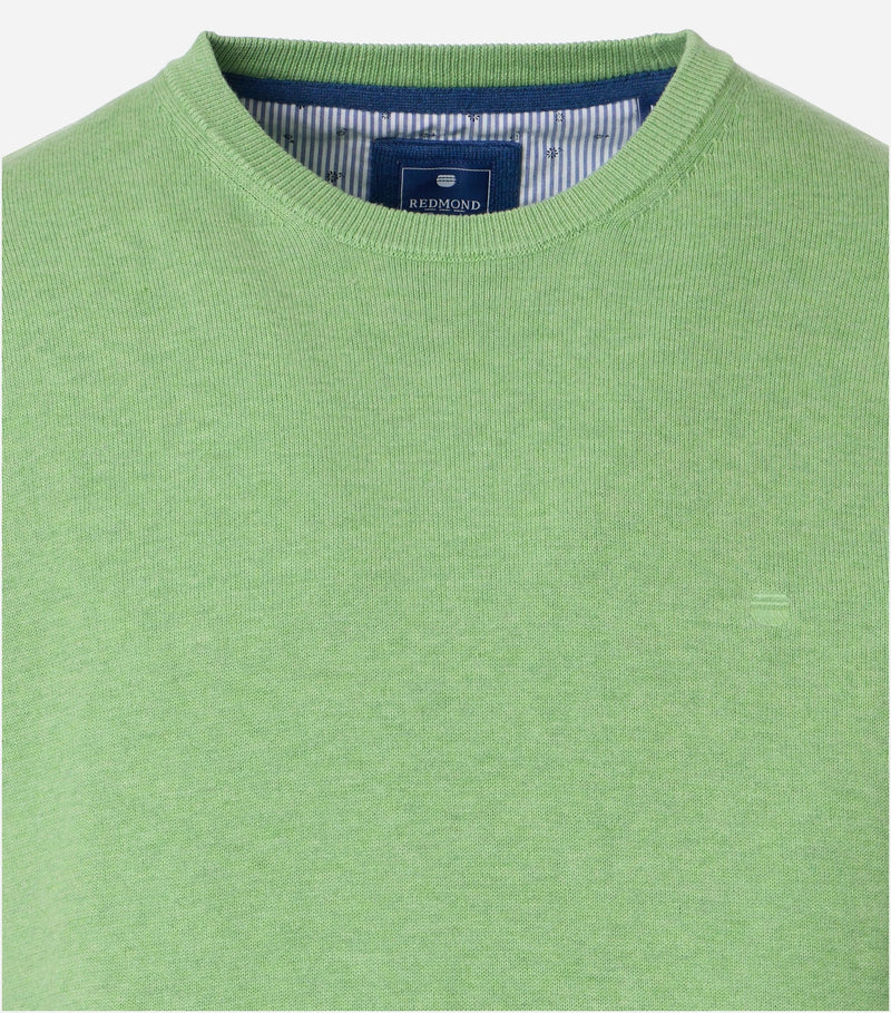 Round Neck Jumper - Green