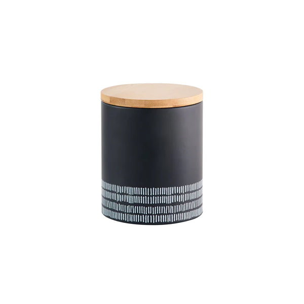 Monochrome Black Medium Storage Canister