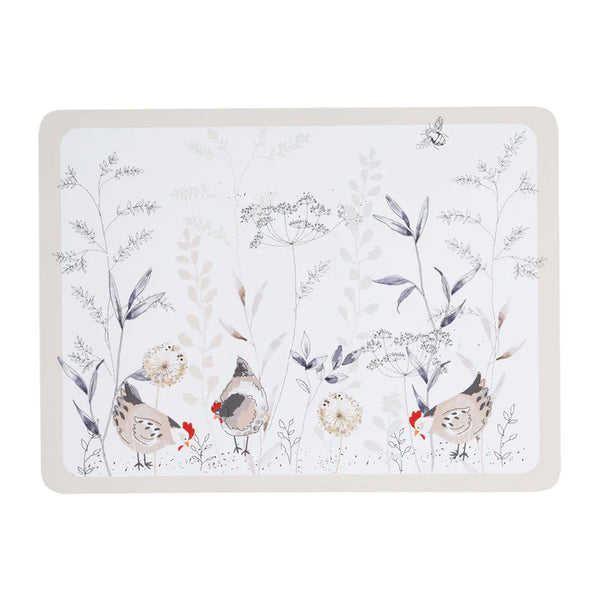 Country Hens Placemats - Set of 4