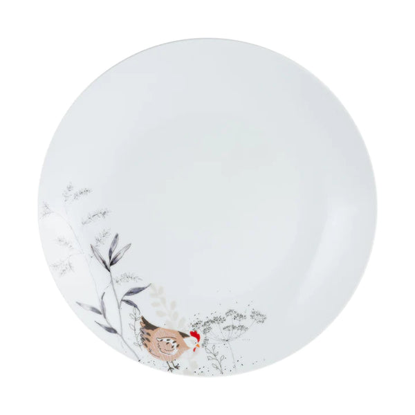 Country Hens Dinner Plate