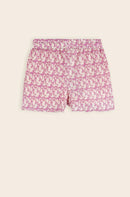 Sunny AOP Flower Plissee Shorts - Fresia
