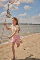 Sunny AOP Flower Plissee Shorts - Fresia