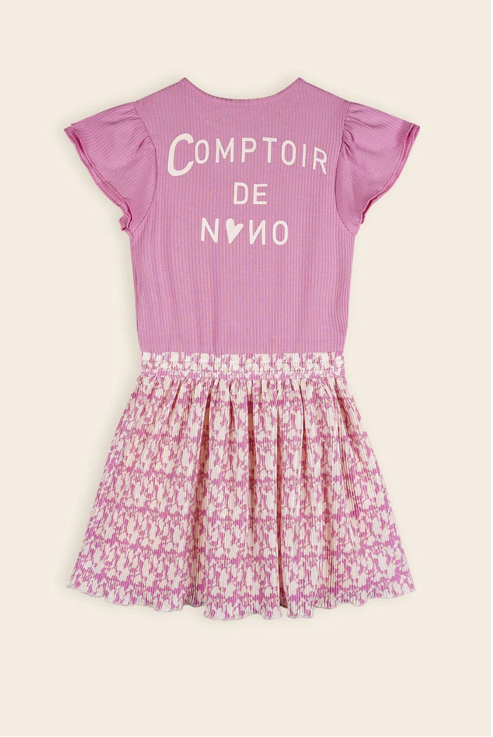 Morly Top & Plisse Skirt - Fresia