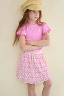 Morly Top & Plisse Skirt - Fresia