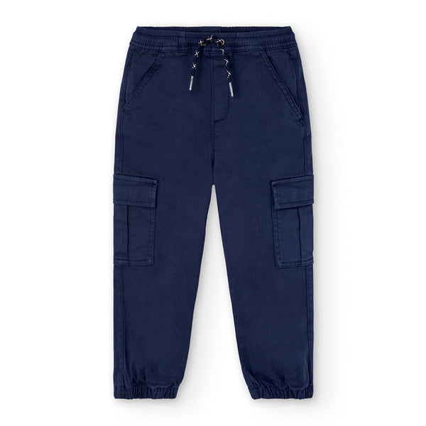 Stretch Twill Trousers - Navy