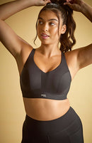 Wired Non Padded Sports Bra - Black