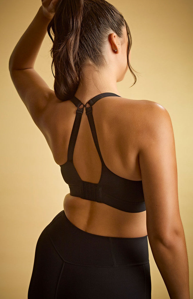 Wired Non Padded Sports Bra - Black