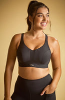 Wired Non Padded Sports Bra - Black