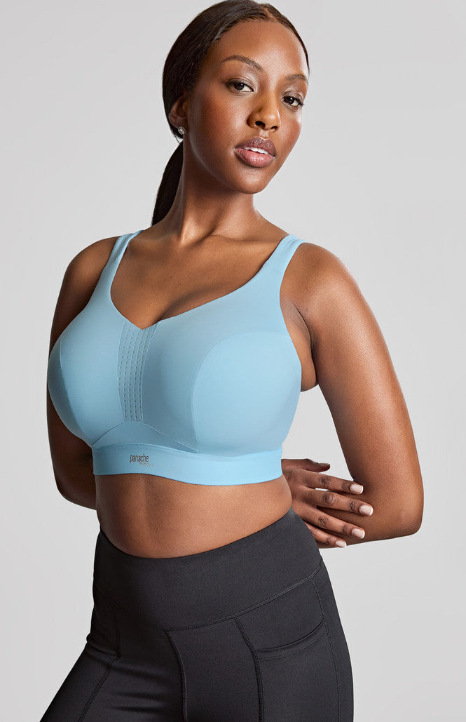 Wired Non Padded Sports Bra - Sky Blue