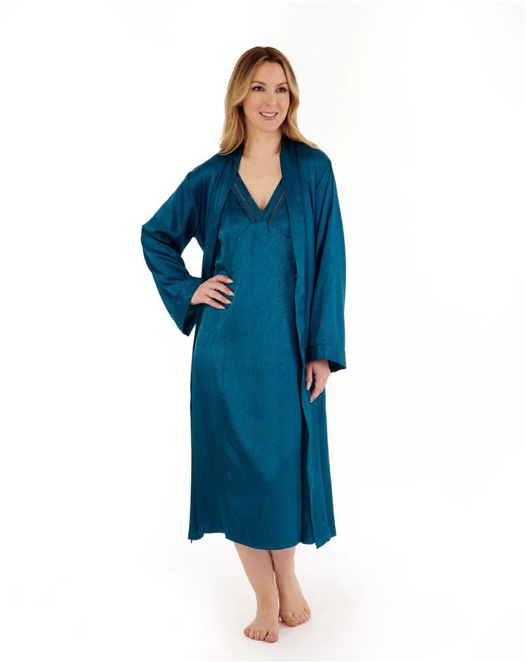 Gaspe Housecoat - Teal