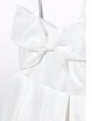 Organza Bow Dress - Cream
