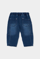 Knit Denim trousers - Blue