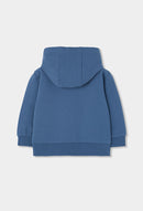 Fleece Hood Sweatshirt - Blue