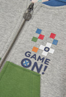 Boboli Fleece Jacket - Melange Grey