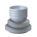 12 Piece Tableware Set - Sky Blue