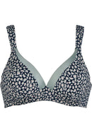 Padded Non-Wired Moulded Bra - Leo Print
