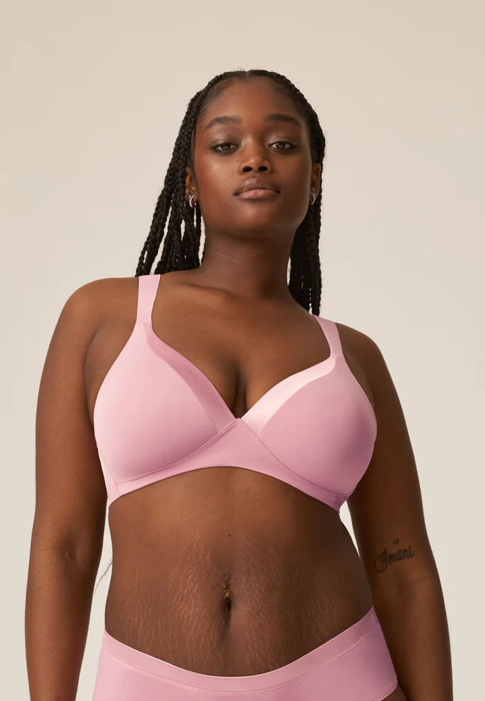 Padded Non-Wired Moulded Bra - Smoked Orchid