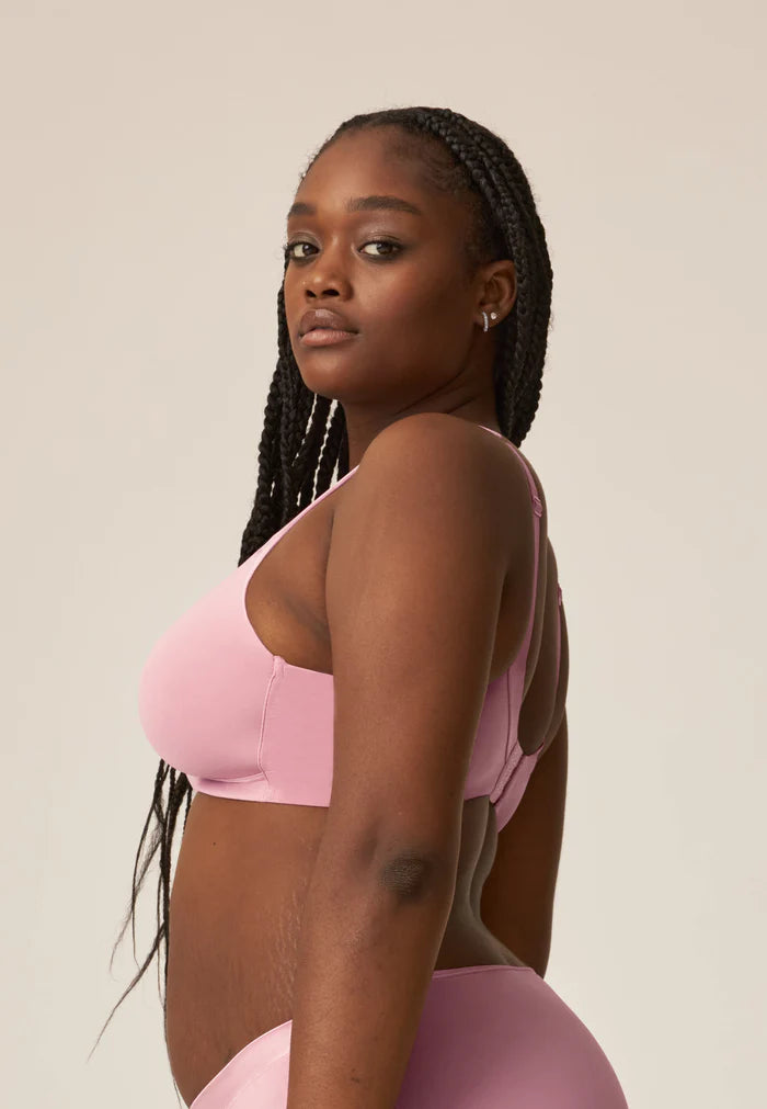 Padded Non-Wired Moulded Bra - Smoked Orchid