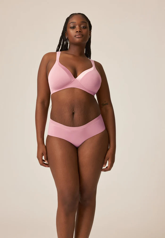 Padded Non-Wired Moulded Bra - Smoked Orchid