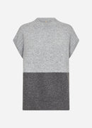 FREISE 1 WAISTCOAT - Light Grey Melange