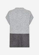 FREISE 1 WAISTCOAT - Light Grey Melange