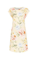Floral Print Sleepshirt - Beige