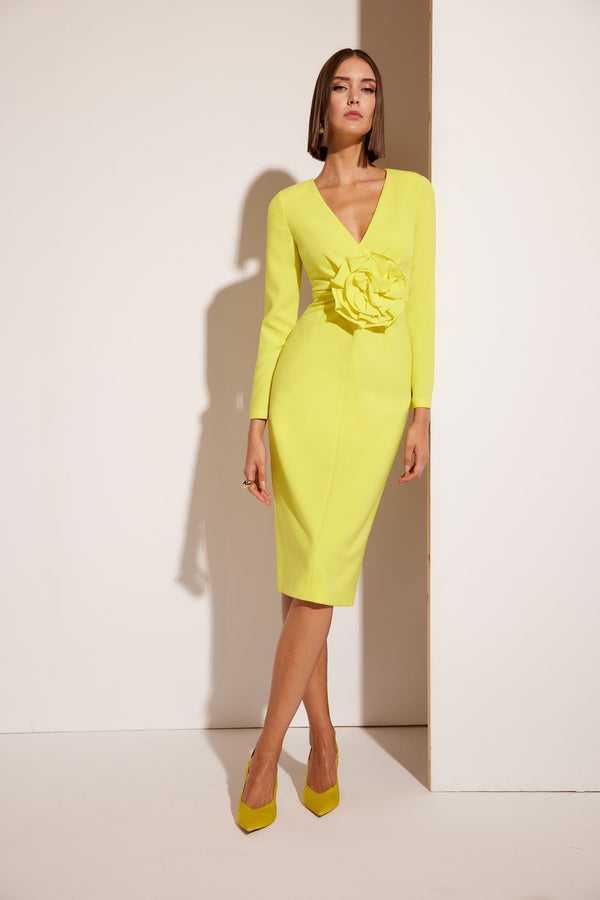 Flower Dress - Yellow