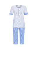 Capri Leg Pyjamas - Bright Blue