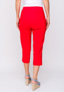 Marie Crop Trouser - Tomato Red