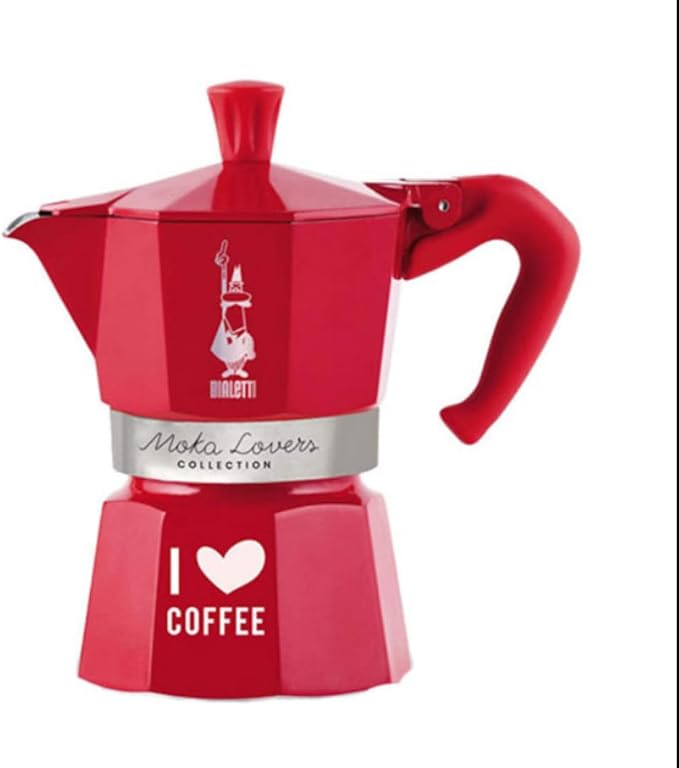 Bialetti Moka Express 3 Cup - Red