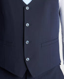 Luca Mix + Match Slim Fit Waistcoat - Navy