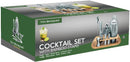Cocktail Set with Bamboo Base