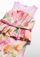 Printed Jumpsuit - Fuchsia