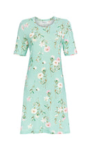 Floral Print Sleepshirt - Jade