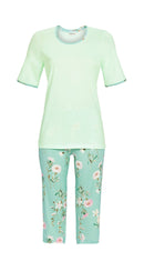 Capri Leg Pyjamas - Light Wood
