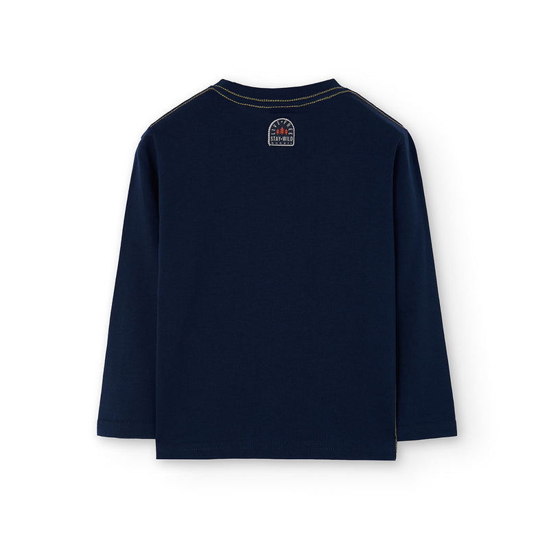 Knit T-Shirt - Navy