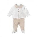 Knitted Babygrow - Camel
