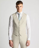 Petro Mix & Match Tapered Fit Waistcoat - Stone