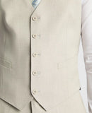 Petro Mix & Match Tapered Fit Waistcoat - Stone