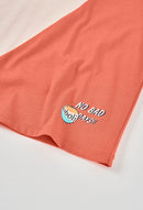 Two Tone T-Shirt - Coral