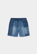 Denim Bermuda Shorts - Blue