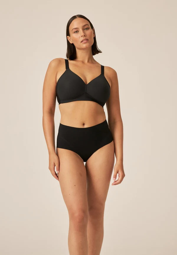 Side Smoother Soft Mould Bra - Black