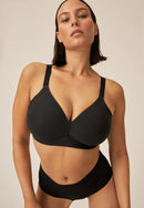 Side Smoother Soft Mould Bra - Black