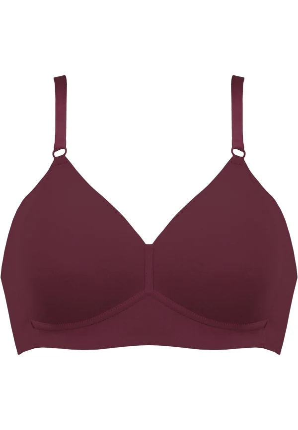 Side Smoother Soft Mould Bra - Plum