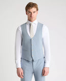 Slim Fit Massa Waistcoat - Sky Blue