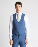 Slim Fit Massa Waistcoat - Air Force Blue