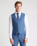 Tapered Fit Peppe Waistcoat - Air Force Blue