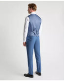 Tapered Fit Peppe Waistcoat - Air Force Blue
